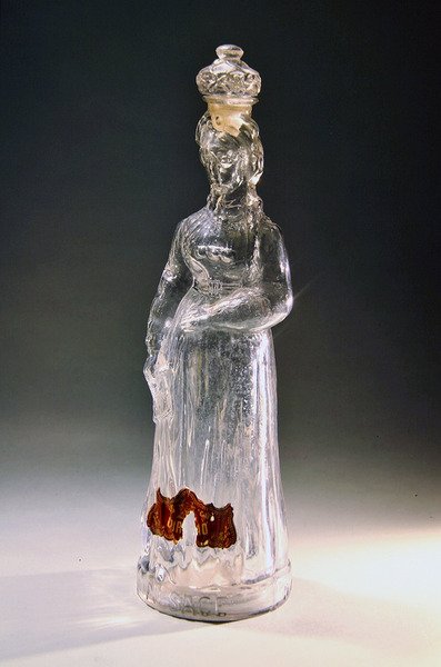 Bottle Made as a Personification of Alsace by French School